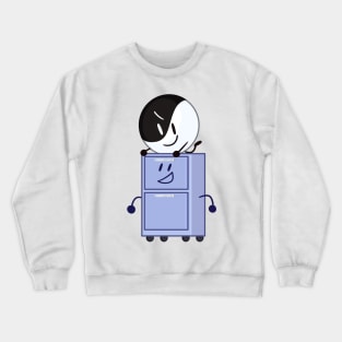 Yin-Yang and Cabby (Inanimate Insanity) Crewneck Sweatshirt